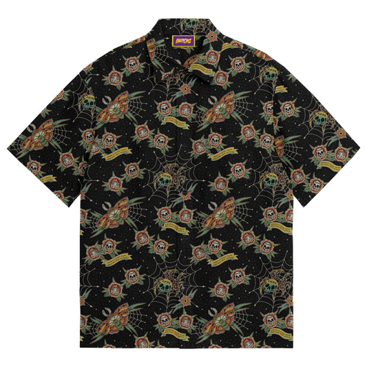 SKULLS & SPORES BUTTON DOWN POLO