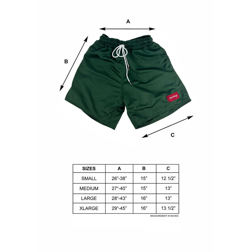 BASIC MESH SHORTS (GREEN)