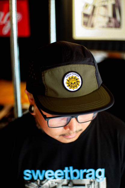 RUSH 5 PANEL CAP (OLIVE)