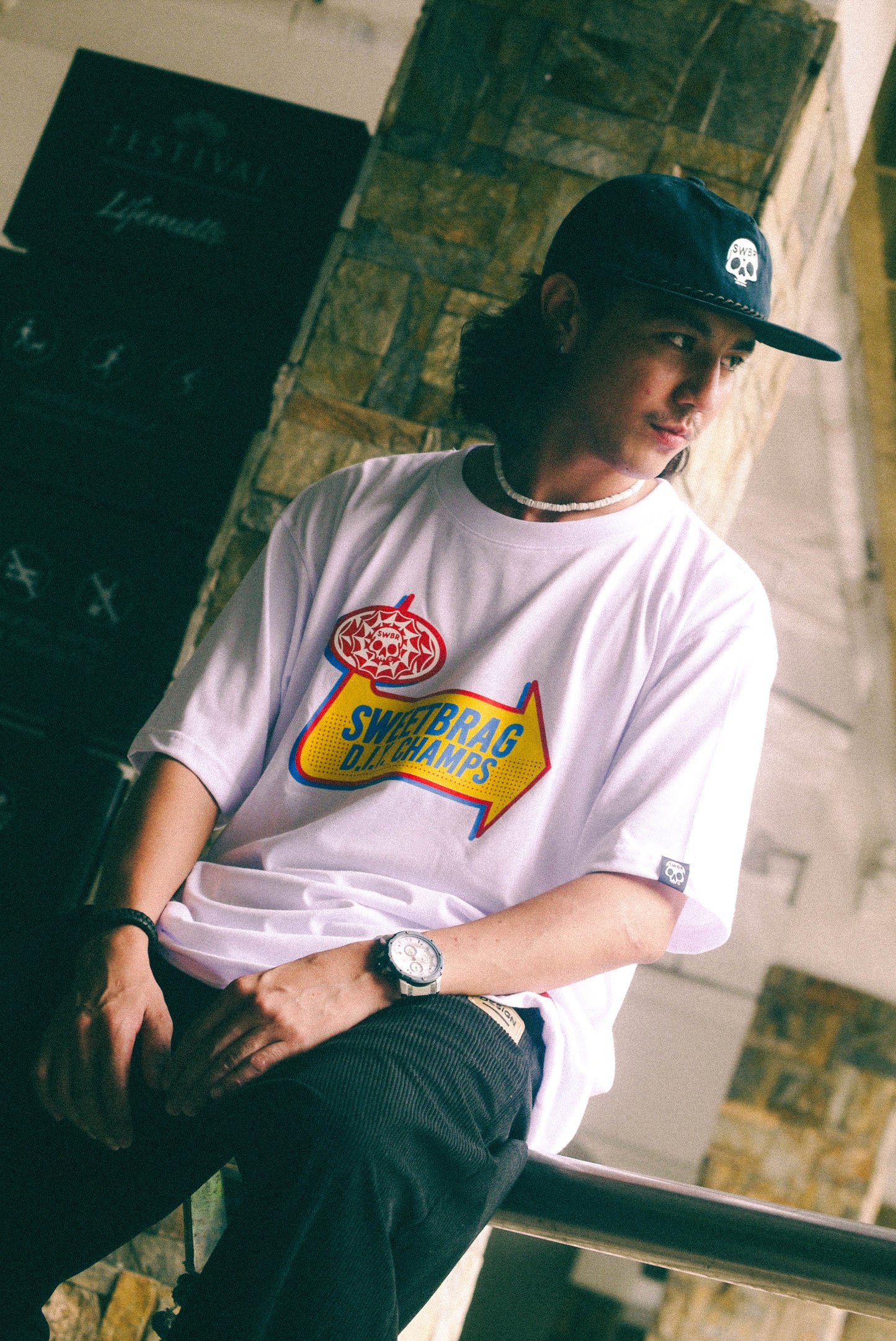 POP UP TOUR (WHITE) T-SHIRT