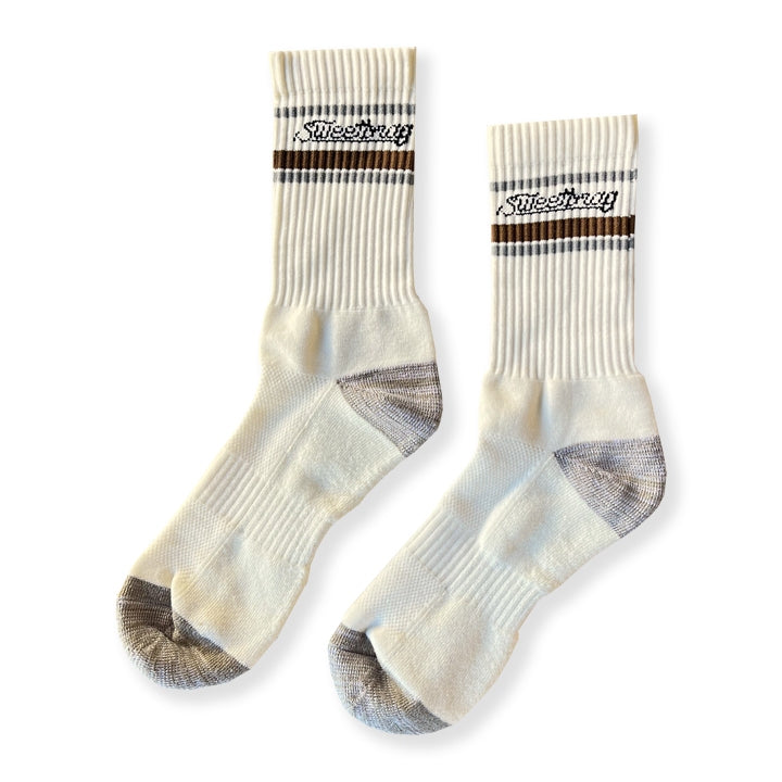 CARSON (CREAM) CREW SOCKS