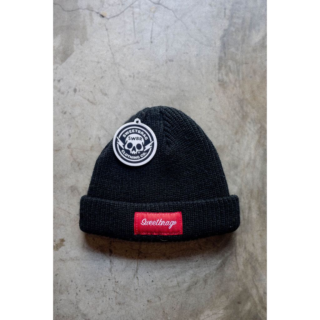 FISHERMAN'S BEANIE (BLACK)