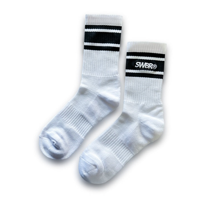 CALI (BLACK STRIPE) CREW SOCKS